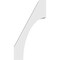 Ekena Millwork 3 1/2-in. W x 14-in. D x 26-in. H Westlake Architectural Grade PVC Knee Brace BRCP035X14X26WTL - alternate 3